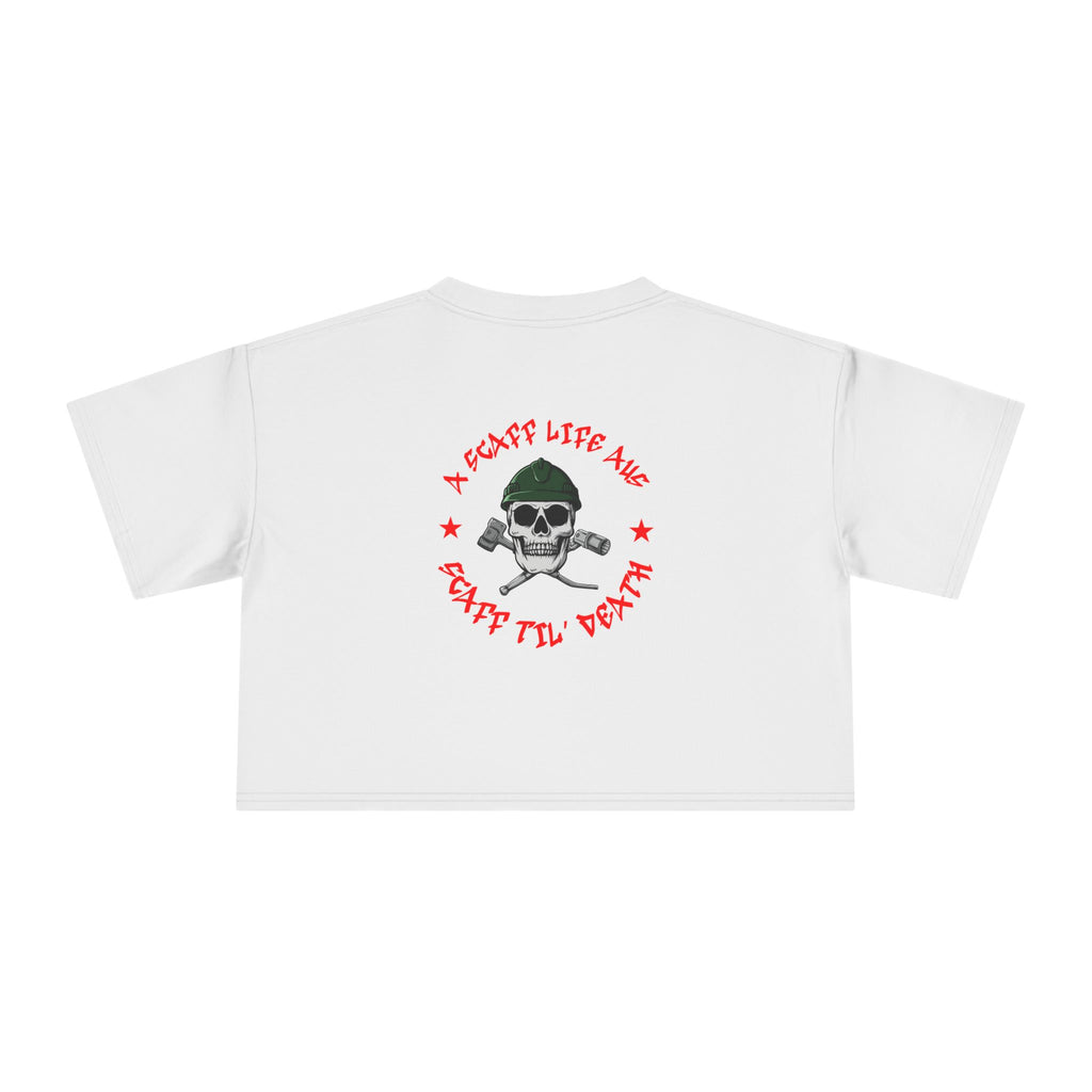 Scaff Til’ Death Women’s Crop Tee